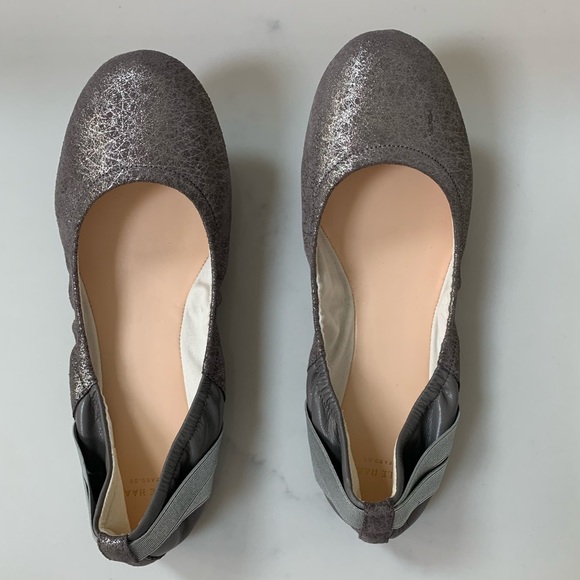 Cole Haan Metallic Strappy Ballet Flats Size 8 - Picture 2 of 8
